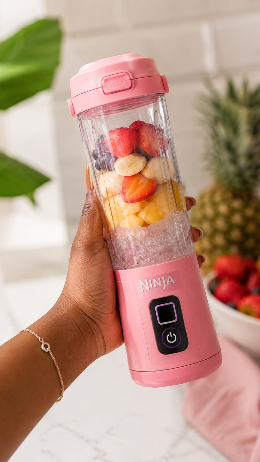 🥤 Portable Electric Blender Bottle – Rechargeable USB Smoothie Maker | Fresh Juice Anywhere